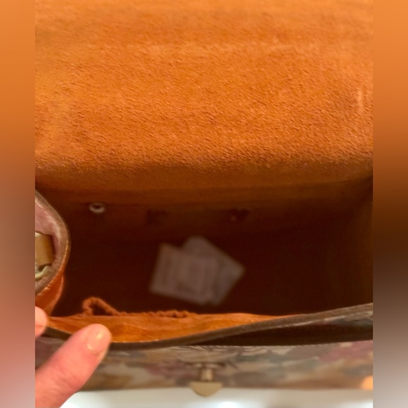 Patricia Nash “First Bloom” Floral Leather Satchel NWT - Picture 9 of 12